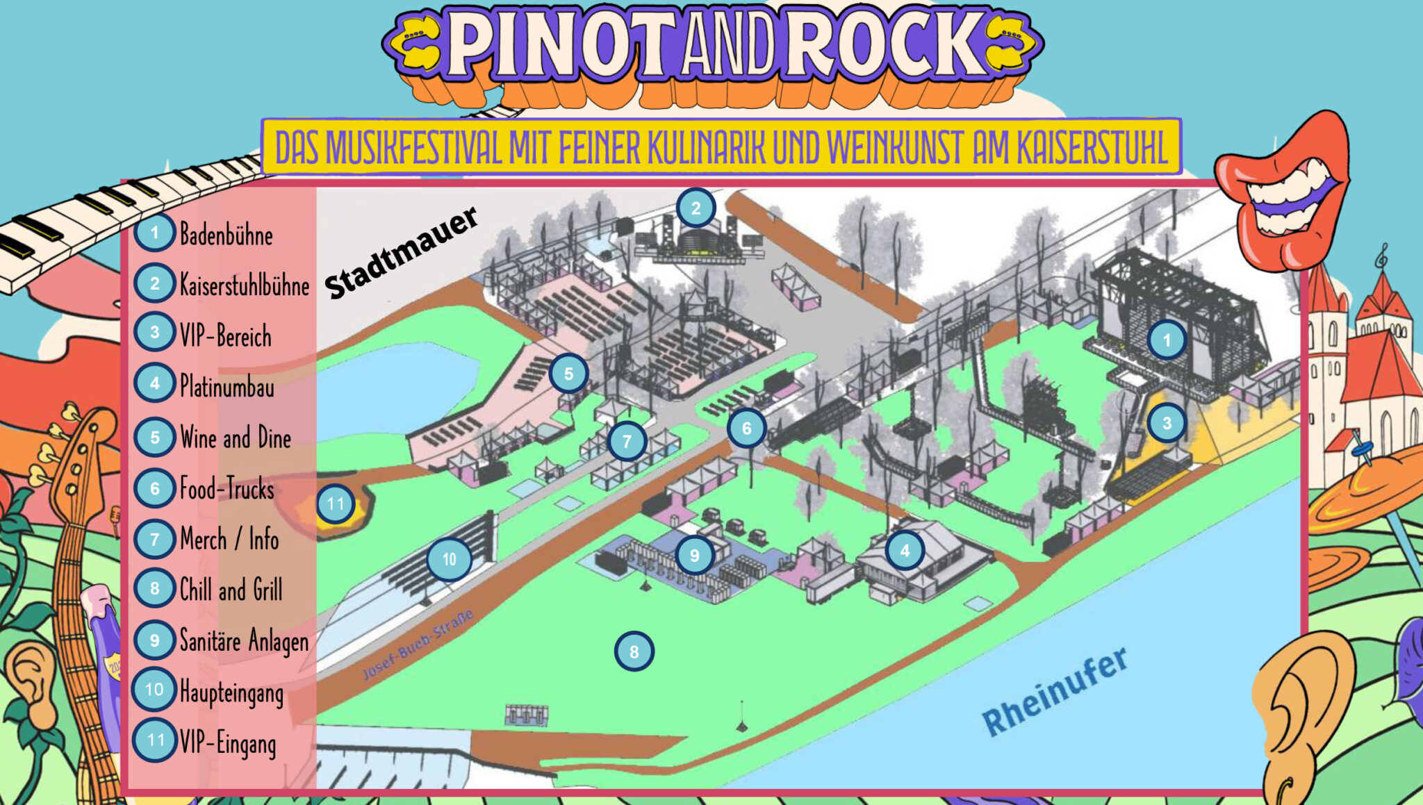 Pinot and Rock 04. 07. Juli 2024 Breisach am Rhein